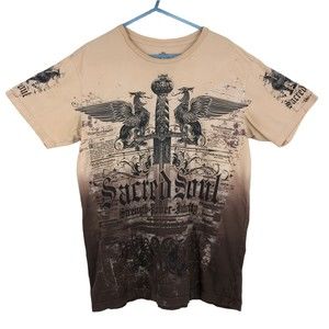 Sacred Soul Soft Graphic Tee SZ L